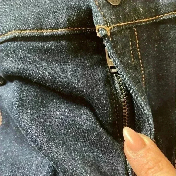 Hatch Slim Maternity Jean Under Belly Slim Leg Color Rinse Dark Wash sz 29. - Picture 7 of 11